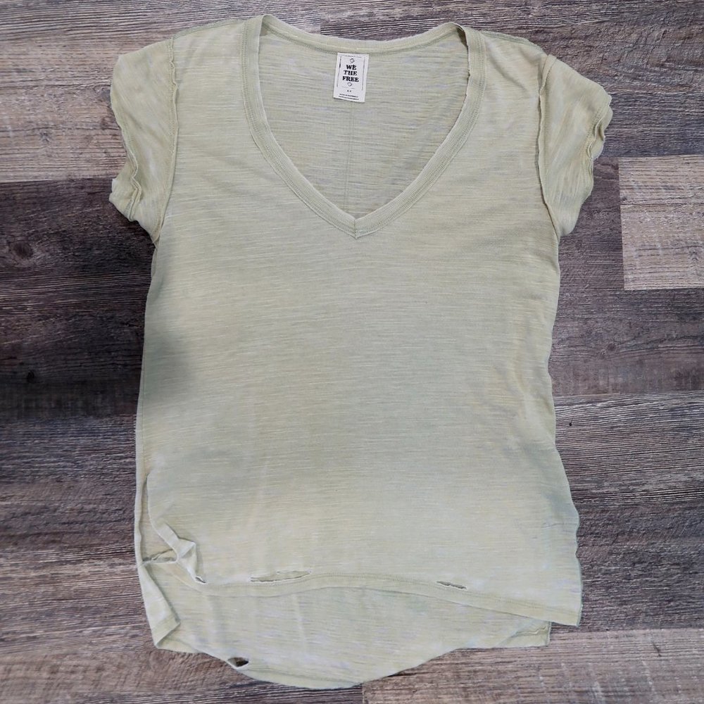 Free People (We the Free) Distressed Tee